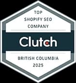 Clutch — Top Shopify SEO Company, British Columbia 2025