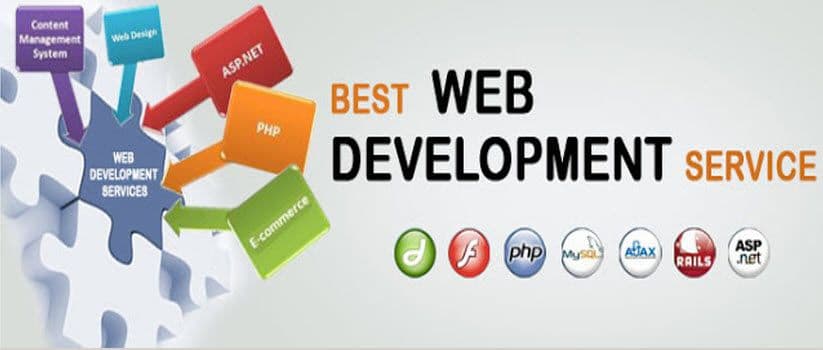 Web development services ensure the correct functionality of the website.