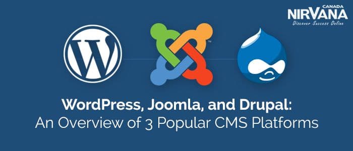 While there are a number of CMS platforms available in today’s market, three of the most popular CMS solutions being used by businesses these days include WordPress, Joomla and Drupal.