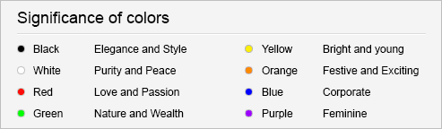 color