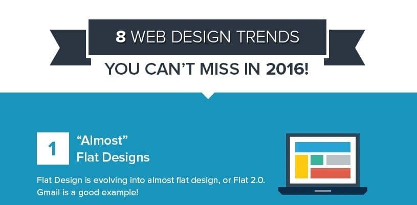 Nirvana Canada brings you the top 8 web design trends that are worth taking note in 2016.