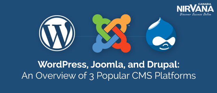 WordPress, Joomla, and Drupal